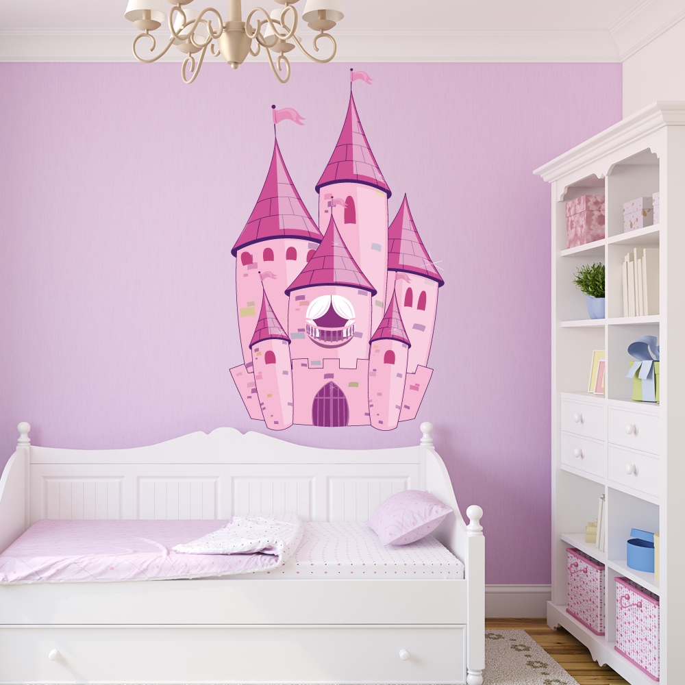 Adesivi follia : adesivo murale bambino castello