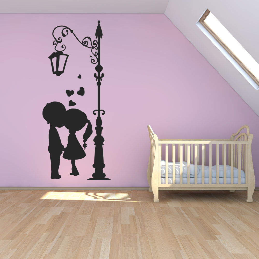 Adesivi follia : adesivo murale lampione bambini