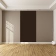 Adesivo Murale metro colore cioccolato