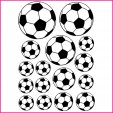 Kit Adesivo Murale 16   pallone da calcio