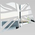 Specchio acrilico plexiglass - bandiera inglese