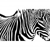 Adesivo Murale zebra