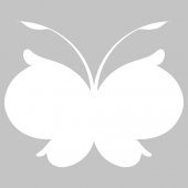 Adesivo velleda farfalle