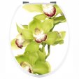 Adesivo copri WC orchidea