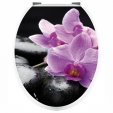 Adesivo copri WC orchidea