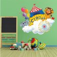 Adesivo Murale bambino animali del circo
