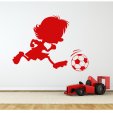 Adesivo Murale bambino calcio