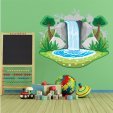 Adesivo Murale bambino cascata