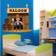 Adesivo Murale bambino saloon