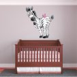 Adesivo Murale bambino zebra