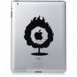 Adesivo per ipad 3 fiamma