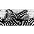 Adesivo per piastrelle zebra