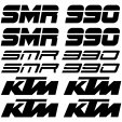 Kit Adesivo Ktm 990 smr