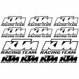 Kit Adesivo ktm racing team