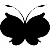 Adesivo Lavagna farfalla