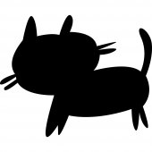 Adesivo Lavagna gatto