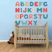 Adesivo Murale bambino alfabeto