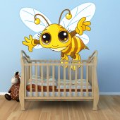 Adesivo Murale bambino ape