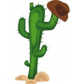 Adesivo Murale bambino cactus