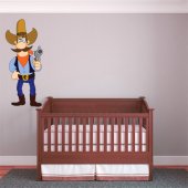 Adesivo Murale bambino cowboy