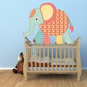 Adesivo Murale bambino elefante