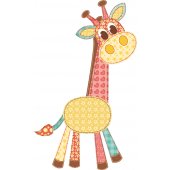 Adesivo Murale bambino giraffa