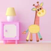 Adesivo Murale bambino giraffa