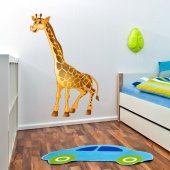 Adesivo Murale bambino giraffa