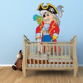 Adesivo Murale bambino pirata