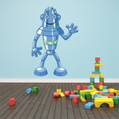 Adesivo Murale bambino robot