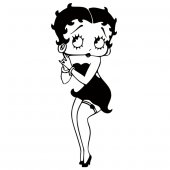 Adesivo Murale Betty Boop