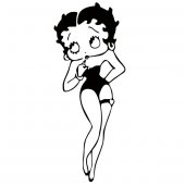 Adesivo Murale Betty Boop