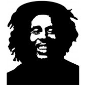 Adesivo Murale Bob Marley