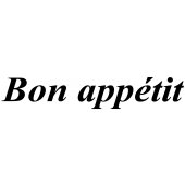 Adesivo Murale ''Bon Appétit''