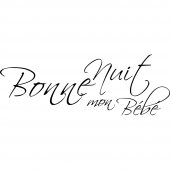 Adesivo Murale ''bonne nuit'' bebè