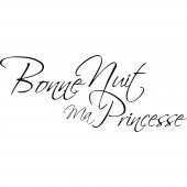 Adesivo Murale ''bonne nuit princesse''