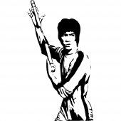 Adesivo Murale bruce lee