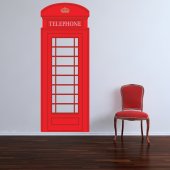 Adesivo Murale cabina telefonica Londra