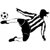 Adesivo Murale calciatore