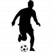Adesivo Murale calciatore