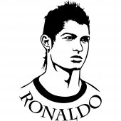 Adesivo Murale cristiano ronaldo