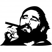 Adesivo Murale fidel castro