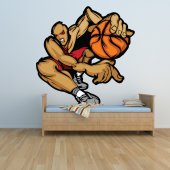 Adesivo Murale giocatore di basket
