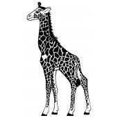 Adesivo Murale giraffa