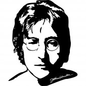 Adesivo Murale john lennon