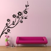Adesivo Murale ramo di ciliegio