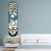 Adesivo Murale skate-board