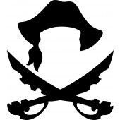 Adesivo per ipad 2 pirata