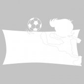 Adesivo velleda calciatore