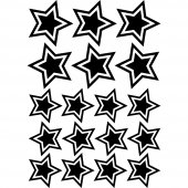 Kit Adesivo Murale 18   stella